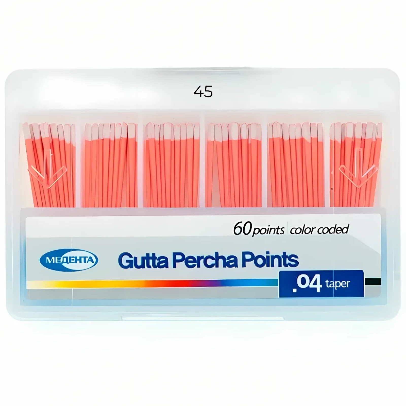 Гутаперча "Meta" 04 №45 (60 шт)