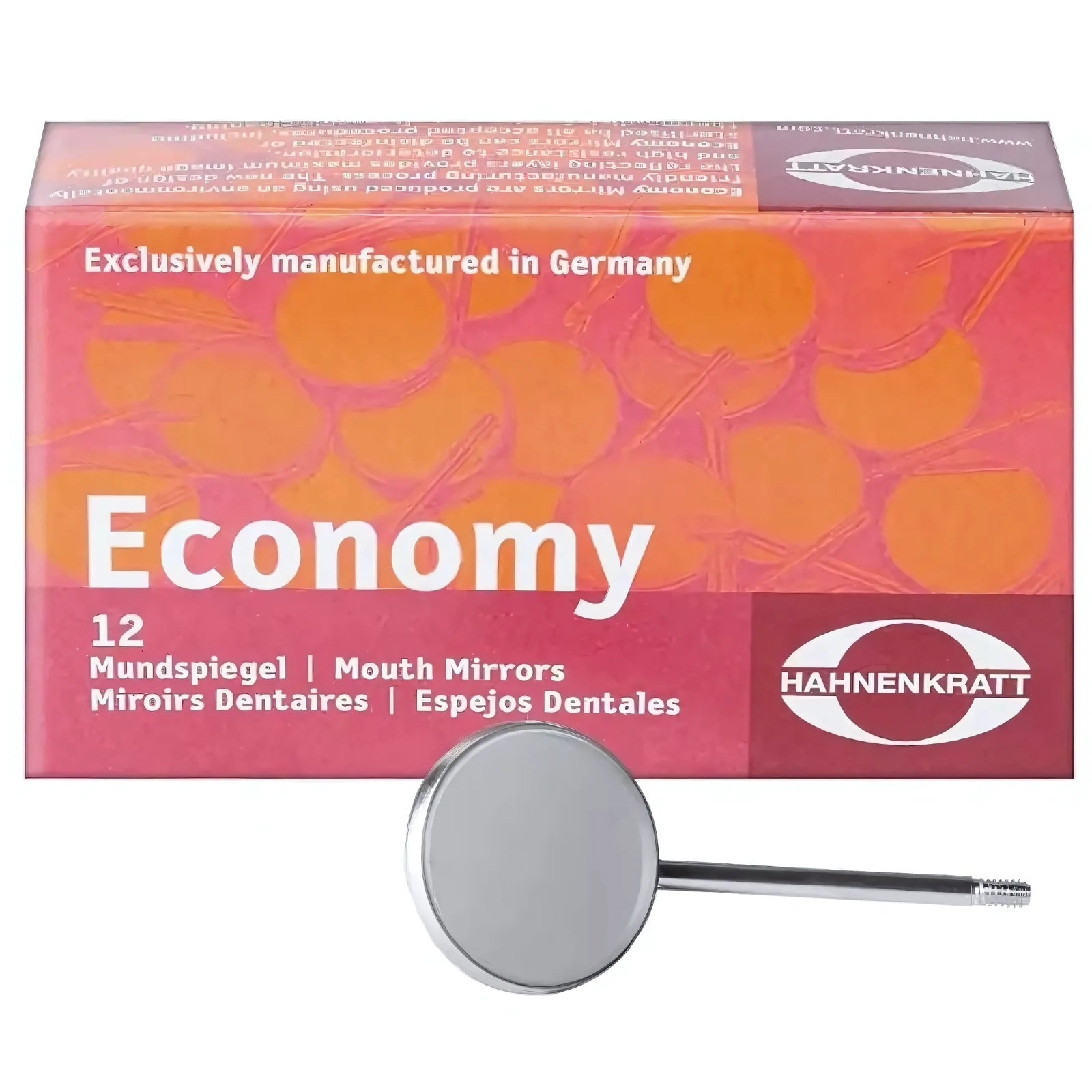 Дзеркало Hahnenkratt™ Economy №4 planе, 1 шт (SS)