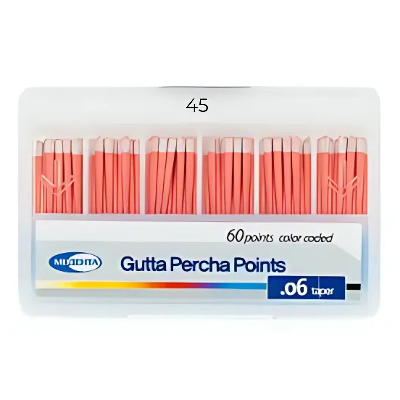 Гутаперча "Meta" 06 №45 (60 шт)