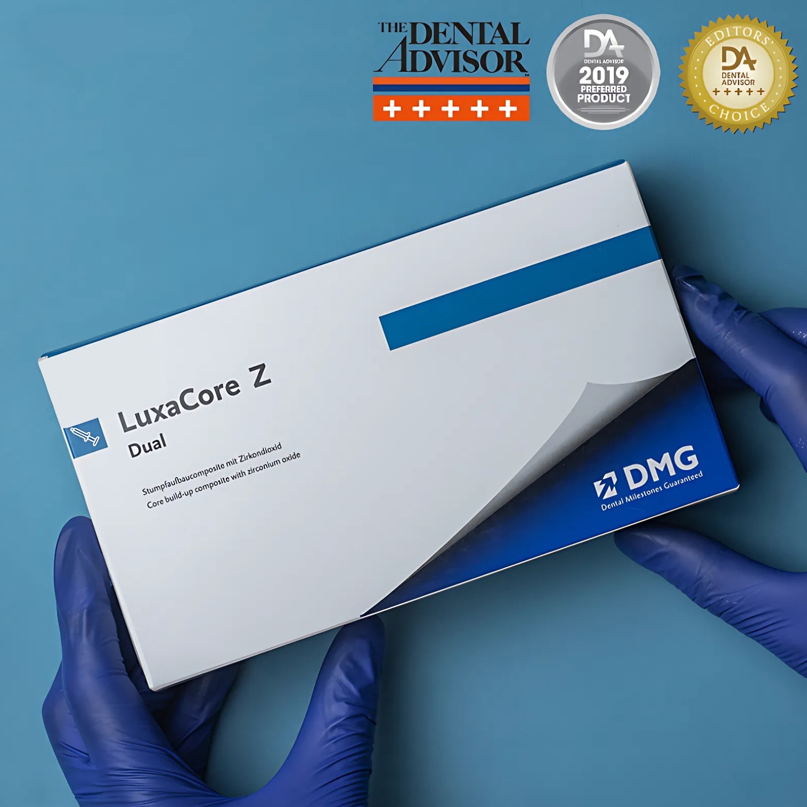 LuxaCore Z Dual, шприц 9 г пасти, аксесуари, колір A3