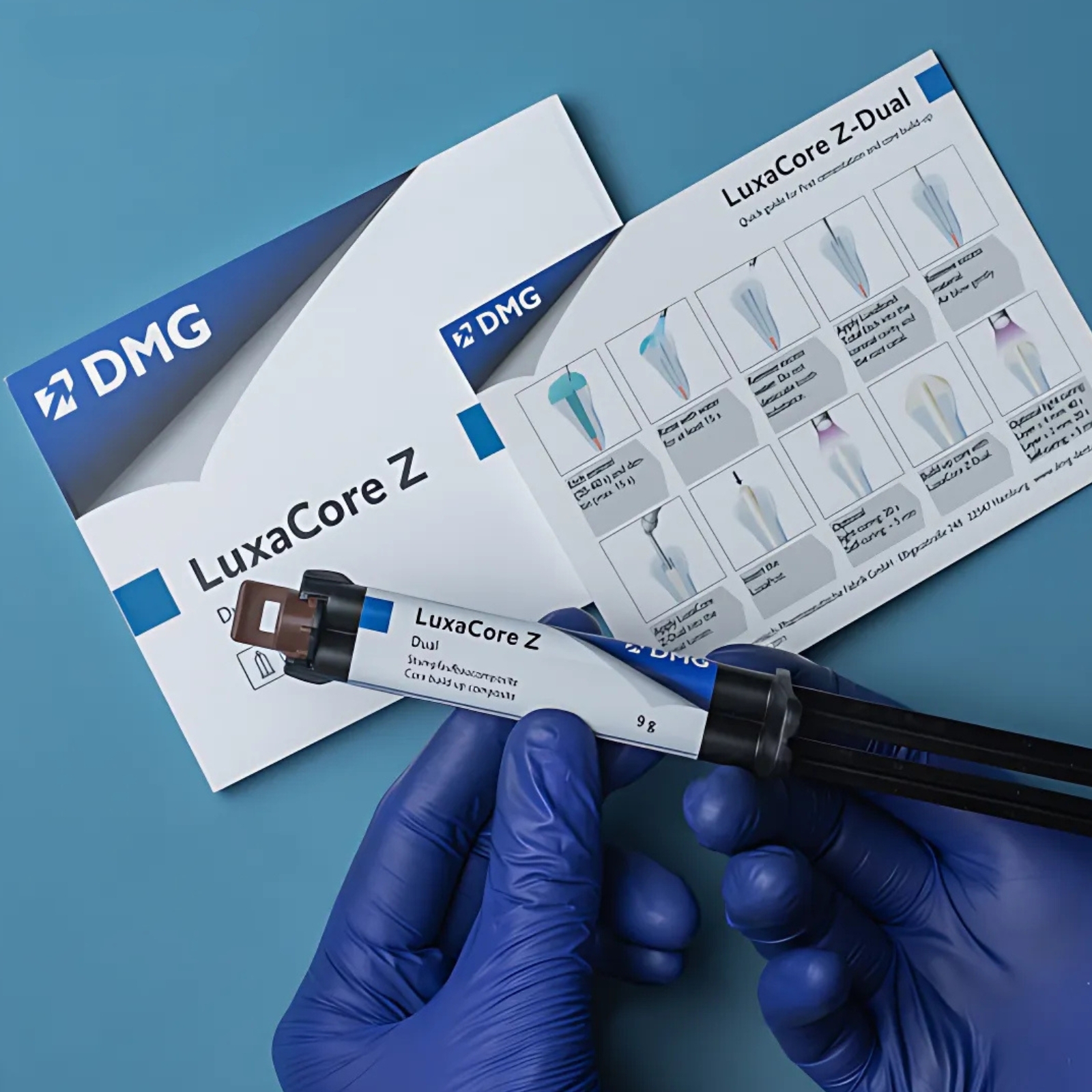 LuxaCore Z Dual, шприц 9 г пасти, аксесуари, колір A3