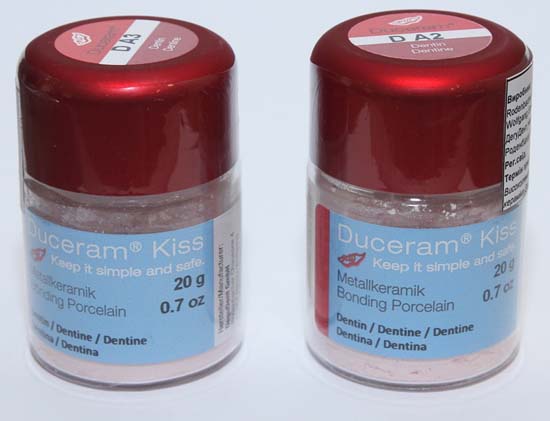 Стоматологічна кераміка Duceram Kiss Dentine DA 2, 20 г Стоматологічна кераміка Duceram Kiss Dentine DA 2, 20 г