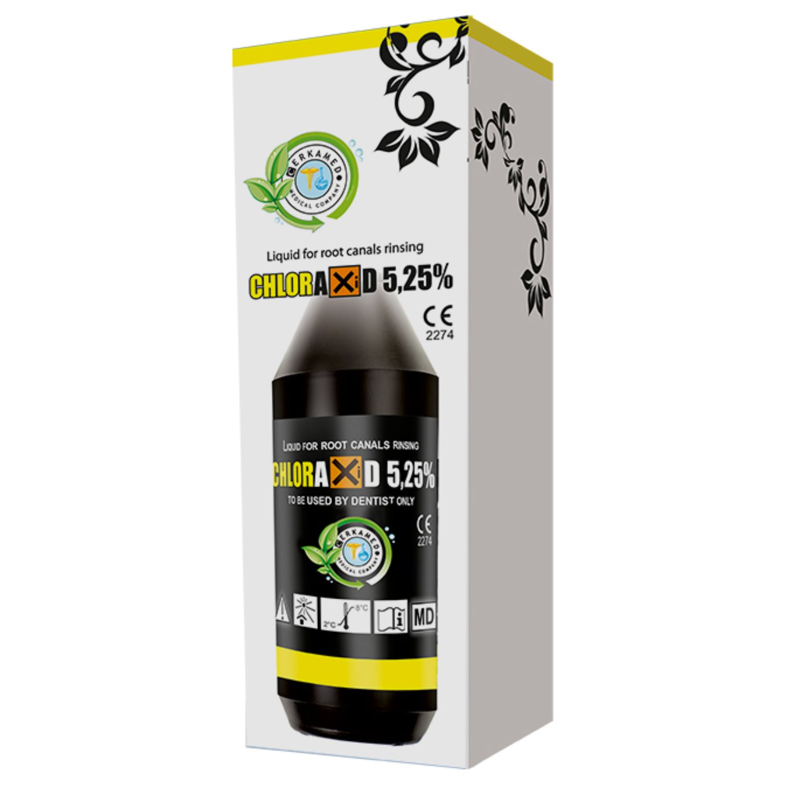 Chlorax 5.25%, 200г. (розчин гіпохлориту натрію для промивання кореневих каналів)
