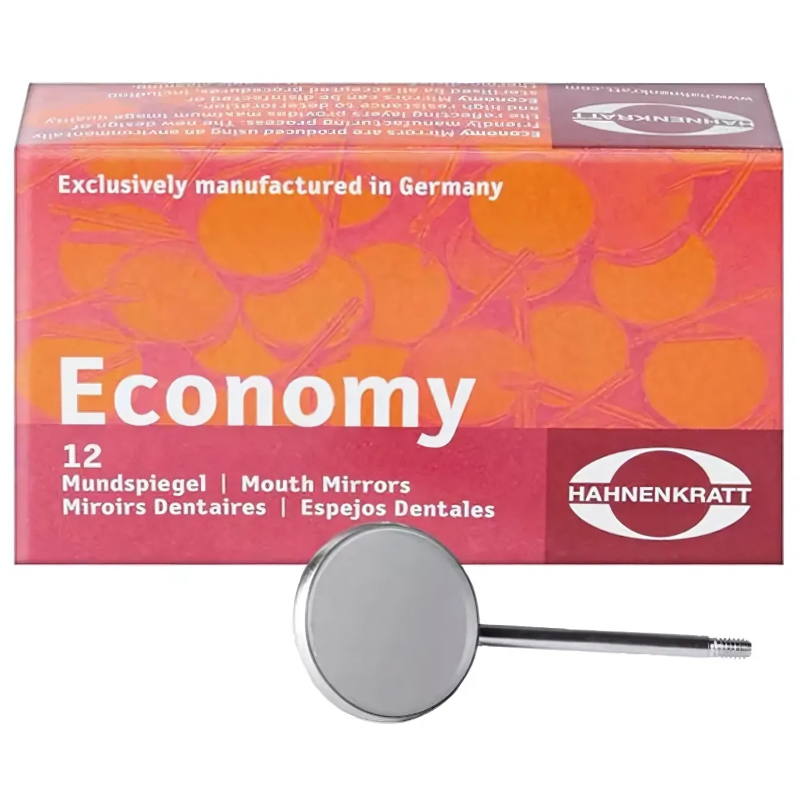 Дзеркало Hahnenkratt™ Economy №4 Magnifying, 1 шт (SS)