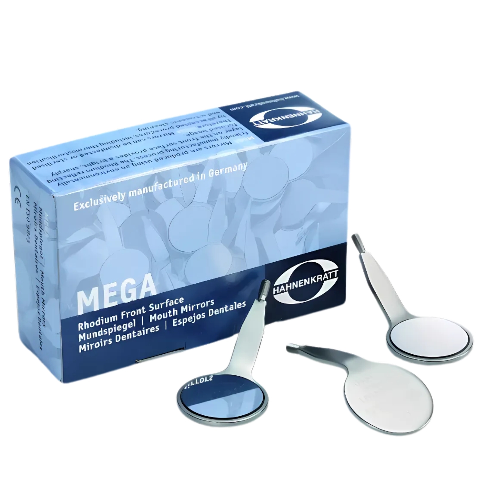 Дзеркало Hahnenkratt™ MEGA FS Rhodium №4, 1 шт