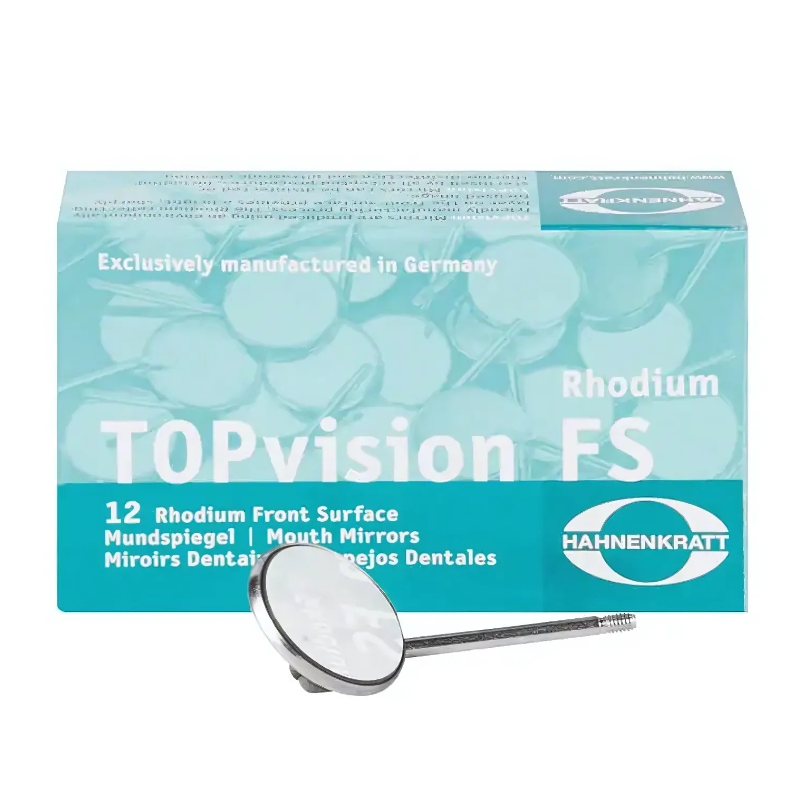 Дзеркало Hahnenkratt™ TOPvision №4 Rhodium Magnifying, 1 шт (SS)