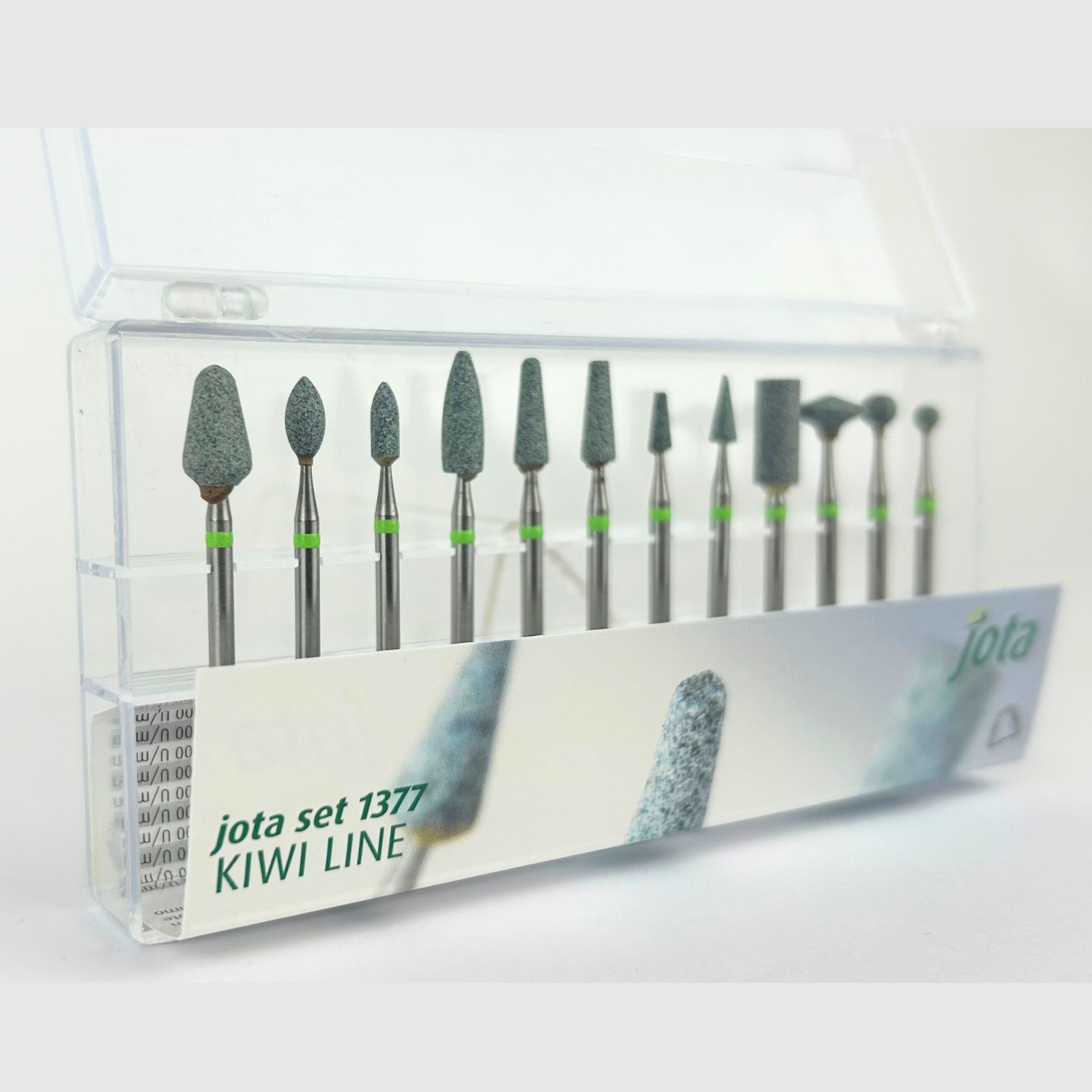 Набір полірувальних камінців KIWI LINE (12 шт.), Jota, 1377