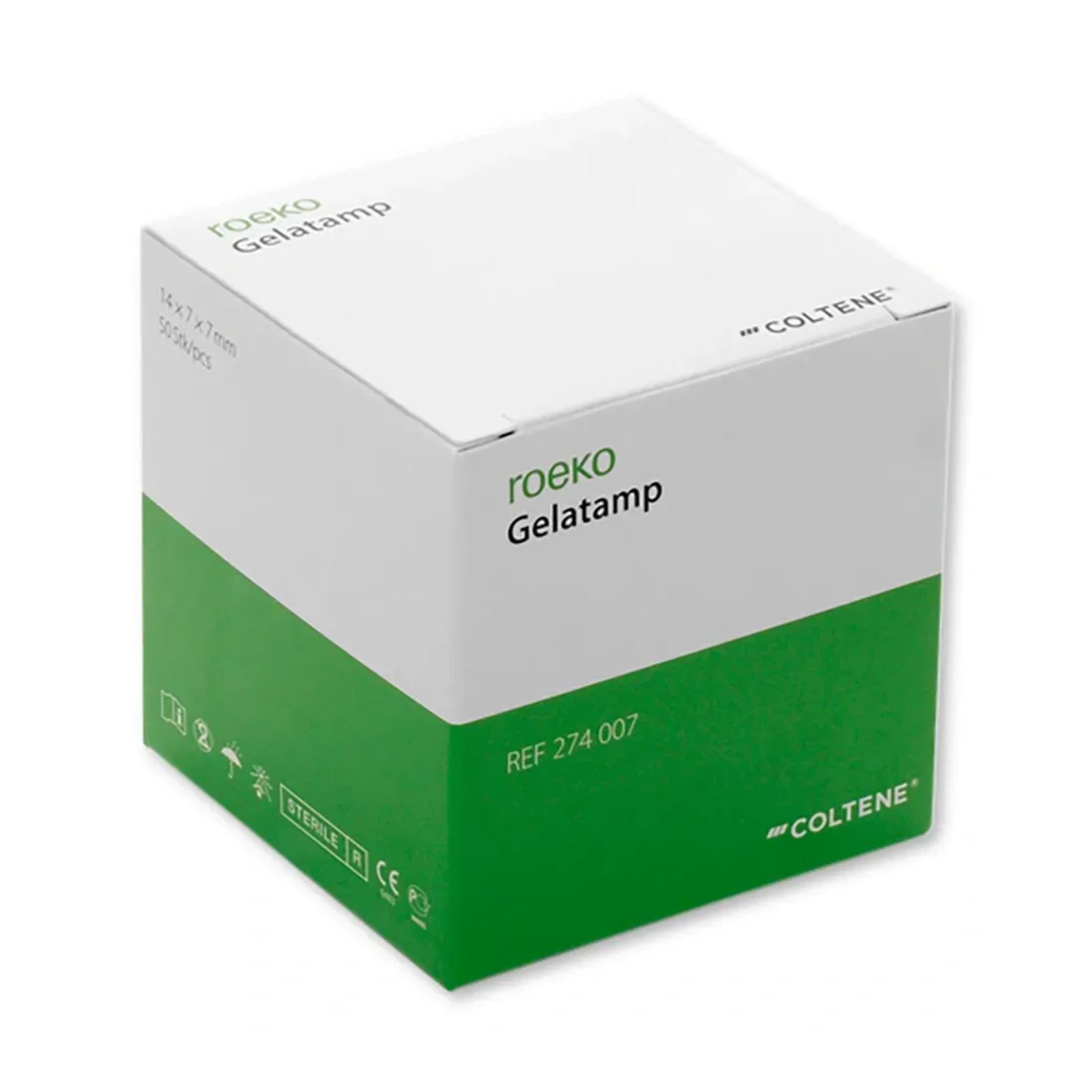 Гемостатична губка Gelatamp 14х7х7 мм, 50 шт.