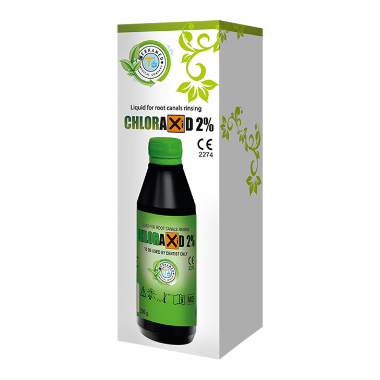 Chlorax 2%, 400гр. (розчин гіпохлориту натрію для промивання кореневих каналів)