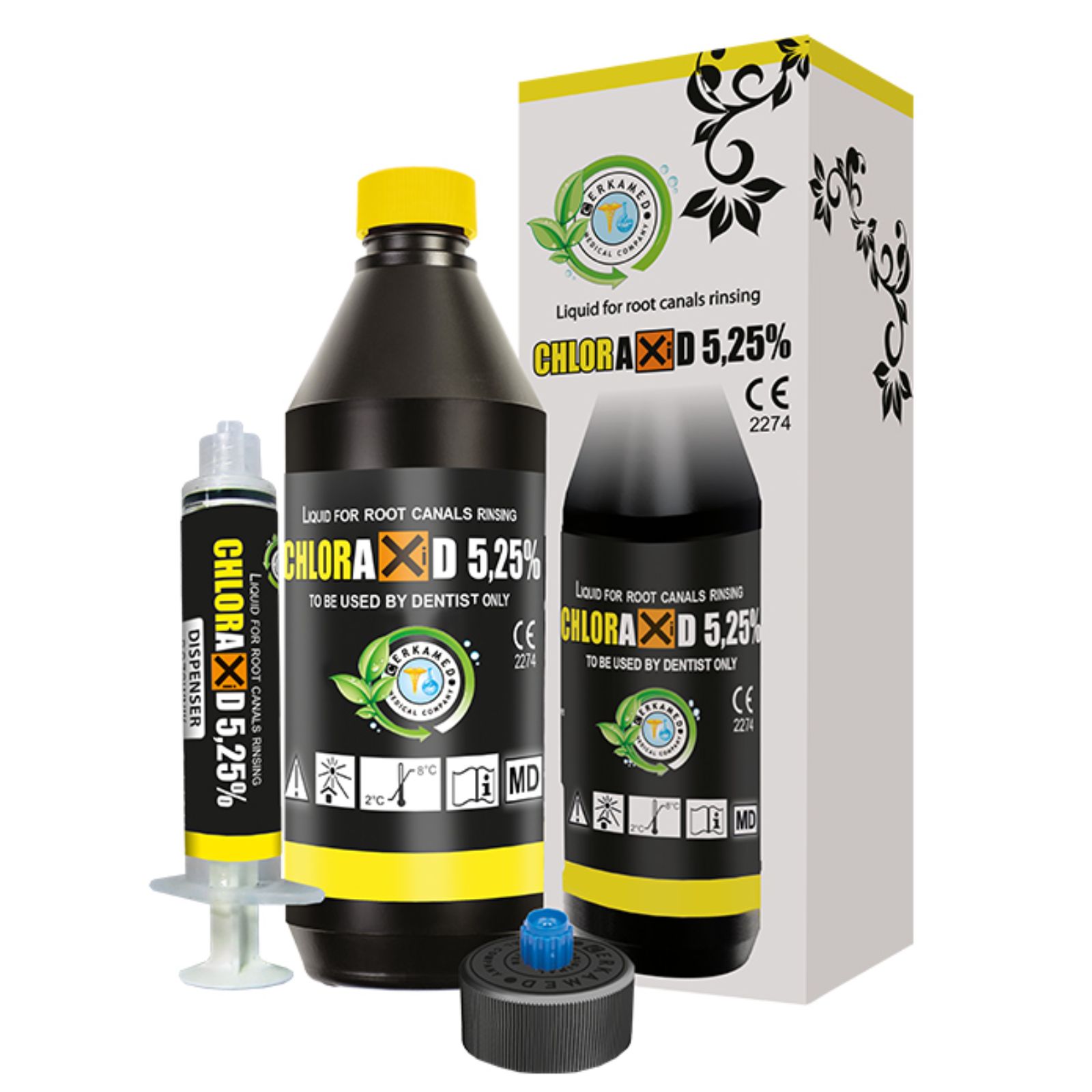 Chlorax 5,25%, 400гр. (розчин гіпохлориту натрію для промивання кореневих каналів)