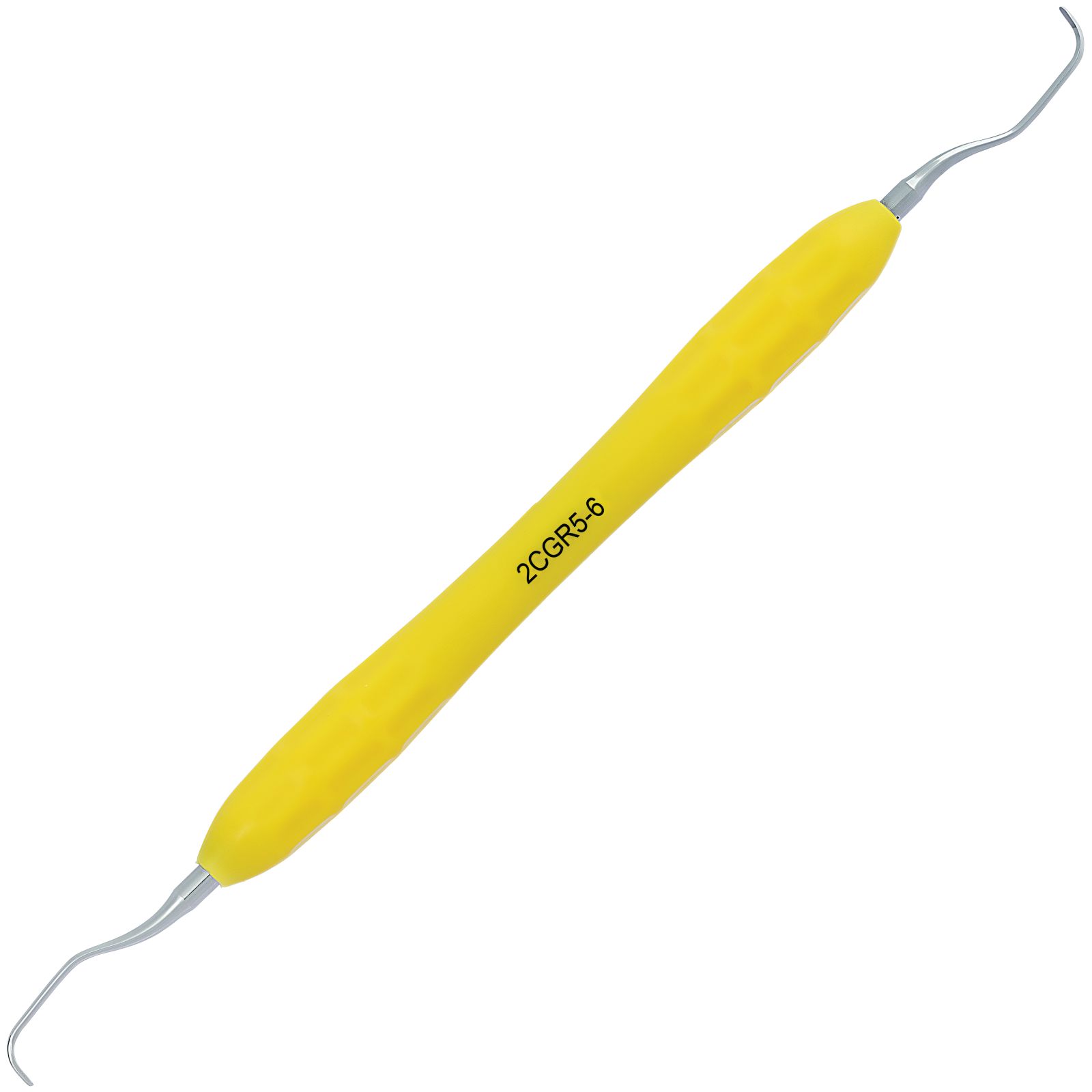Кюрета Gracey 2CGR 5-6, стандартна, силіконова ручка, двостороння. Anterior, premolar.