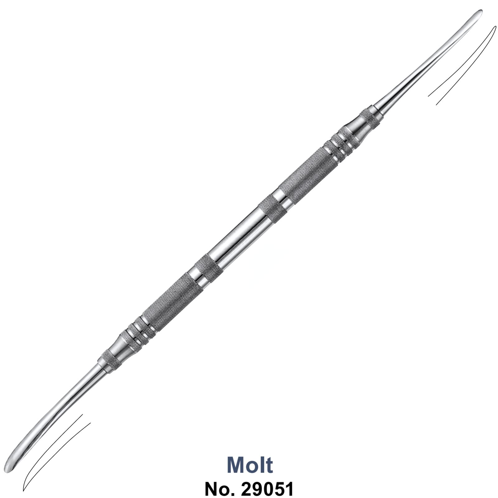 Распатор Molt, двосторонній (YDM)