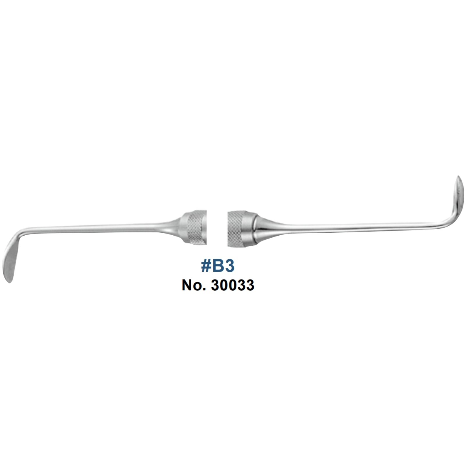 Sinus lift інструмент #B3, двосторонній, 4,4 Х 10,0мм, 4,0 Х 8,0мм (YDM)