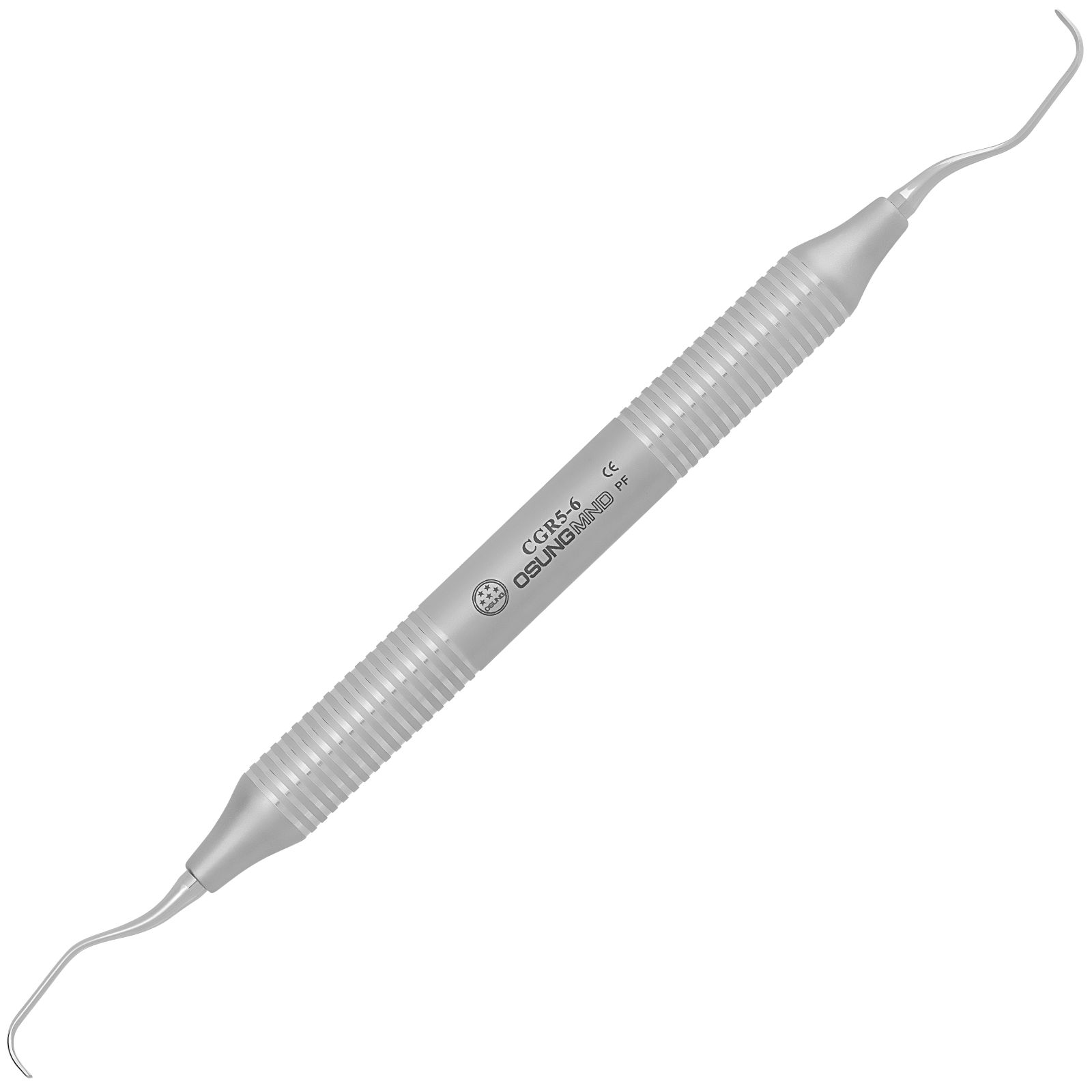 Кюрета Gracey CGR5-6, стандартна, металева ручка, двостороння. Hu-friedy - тип.  Anterior, premolar.
