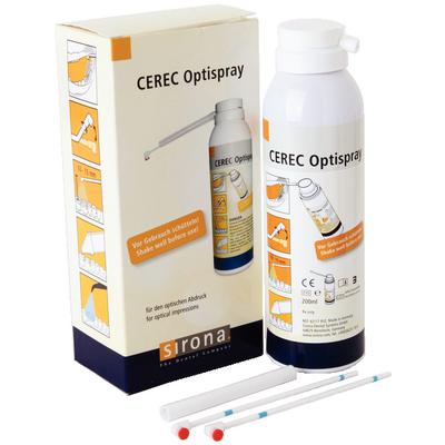 CEREC Optispray, 200 мл [Знято з виробництва!]. Спрей для інтраорального сканування, два спеціальных розпилювача, одна стабілізаційна трубка (церек оптіспрей)