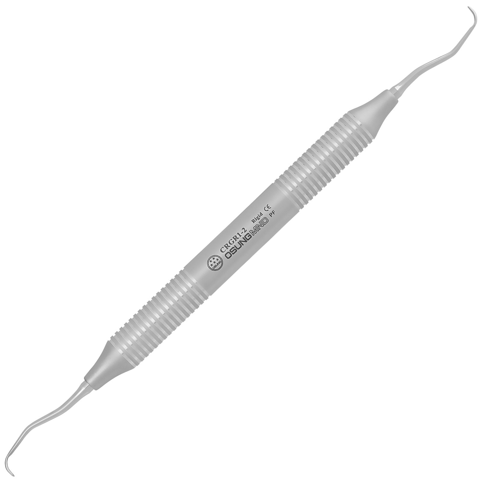 Кюрета Gracey Rigid CRGR1-2, жорстка, металева ручка, двостороння, Hu-friedy тип.