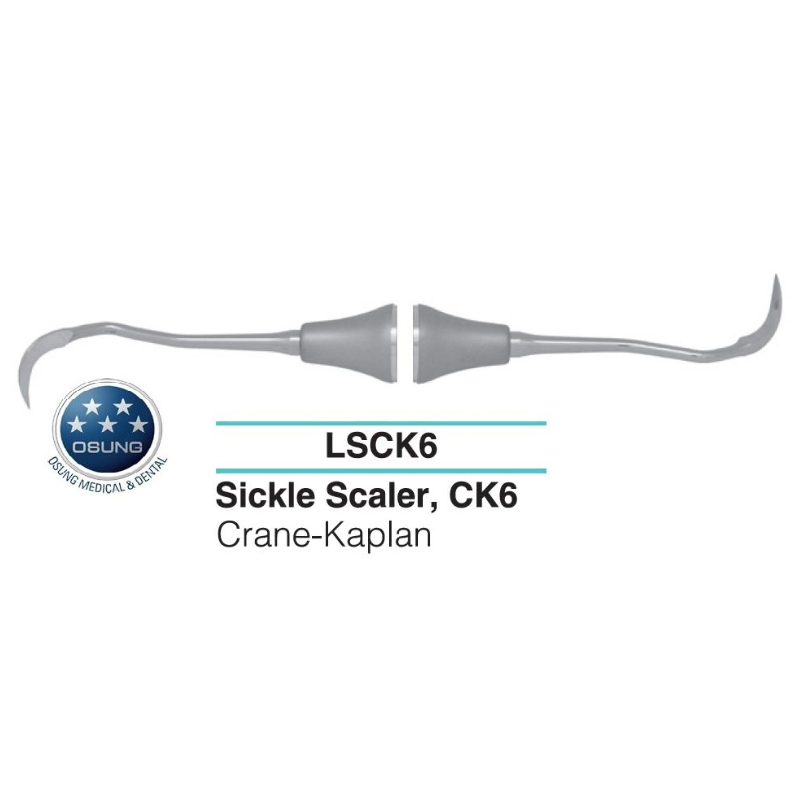 Скалер ручний LSCK6, металева ручка, двосторонній. Crane-Kaplan