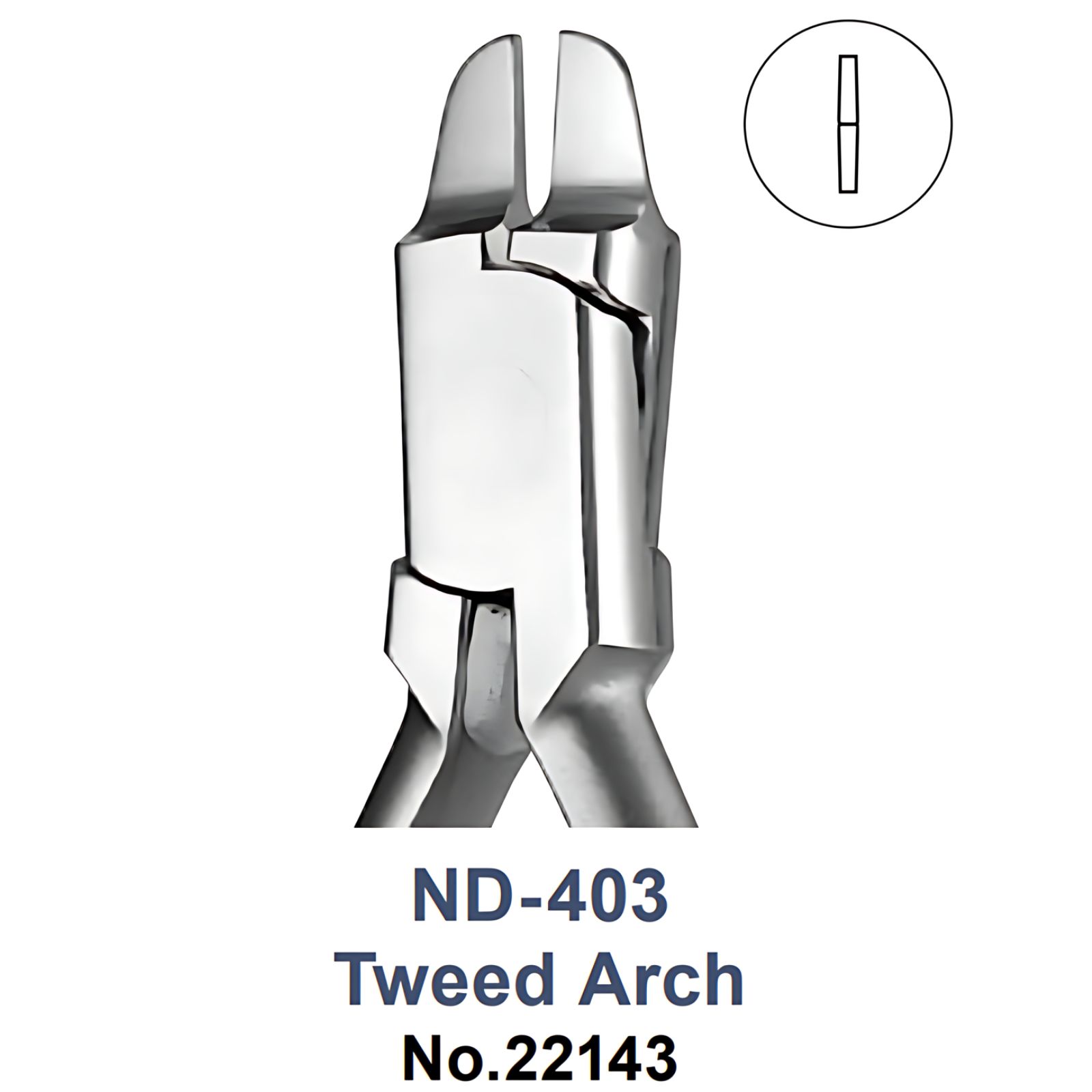 Плоскогубці ортодонтичні ND-403 Tweed Arch, для згинання (YDM)
