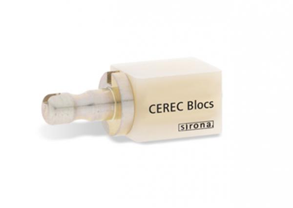 CEREC BLOCS 12 S4-M 8 шт., CAD/CAM монохромні блоки з дрібноструктурної кераміки на основі польового шпату для виготовлення вкладок, накладок, вінірів і коронок