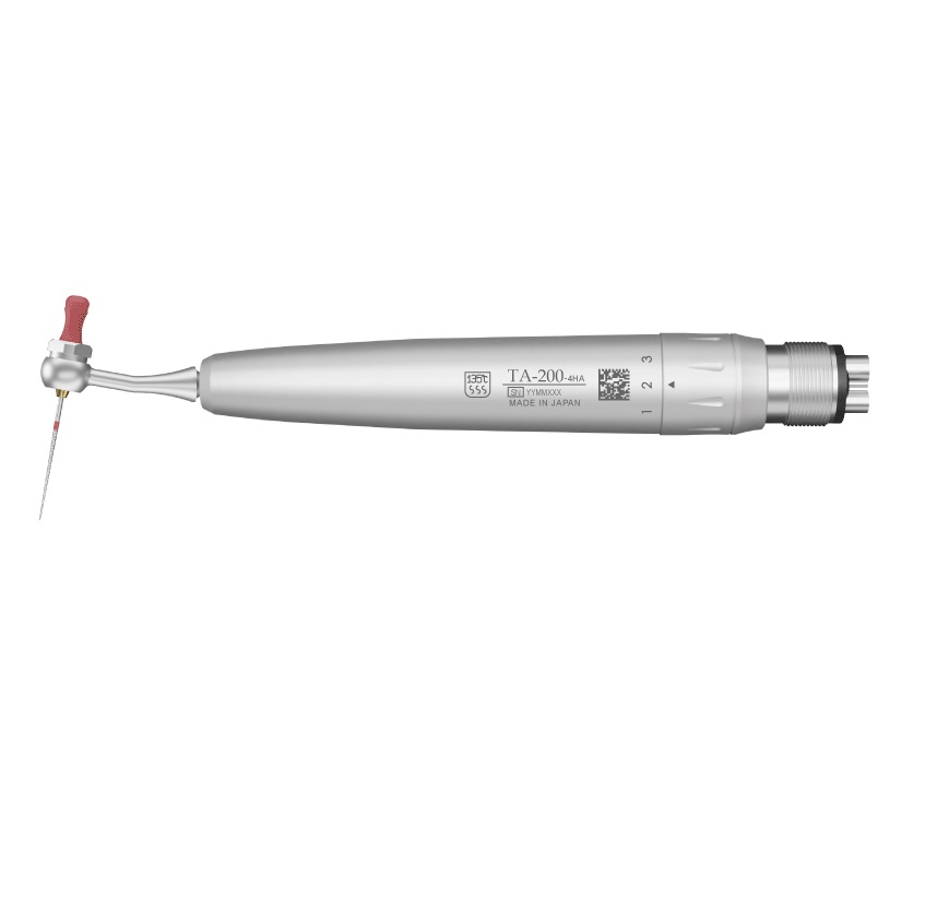 Скалер пневматичний, багатофункційний TA-200 Endodontics + Scaling+Perio+Preparation , фіксоване з'єднання М4 Midwest, робоча частота - макс. 6000 Гц, вага 54 г, довжина 96 мм. Повний набір.