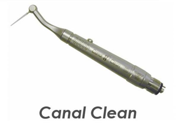 Пристрій ендодонтичний "Canal Cleaner", для промивки каналів: іригація - промивання - осушування; тиск повітря: 2.5-3.0 Bar; витрата води: 0 - 20 мл/хв. У комплекті: 3 уп. гнучких канюль по 20 шт. Роз'єм: М4