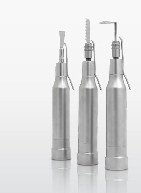 Мікромоторна система HighSurg 30, високошвидкісна з функцією шейвера.  
Використовується у ЛОР хірургії, нейрохірургії, артроскопії, щелепно-лицевій хірургії, ортопедії і дерматології.