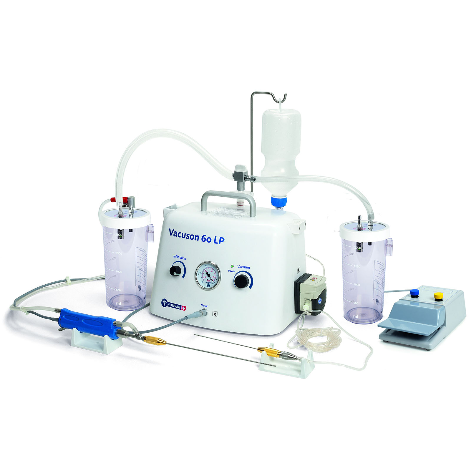 Ліпосакційна система VACUSON 60 LP Lipo-Power-System, 60 л/хв, сила всмоктування 0,9 бар.