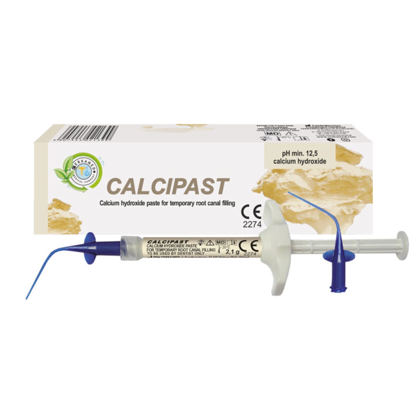 Calcipast, 2.1g, гідроксид кальцію (pH 12,4), підкладковий матеріал