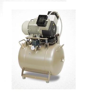 Компресор EKOM DK50 2V/50/M, ресивер 50 л, з мембранним осушувачем повітря, продуктивність 90 л/хв при тиску 8 бар, для CAD/CAM систем, робочий тиск 8-10 бар, живлення 230В/50Гц, без шафи
