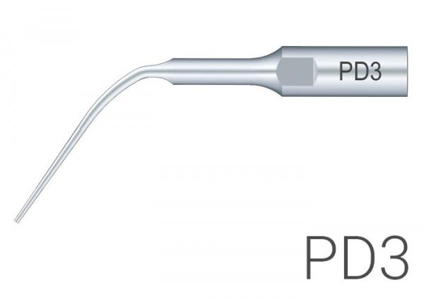 Насадка DTE PD3, для періодонтального скейлінгу, різьба Satelec DTE