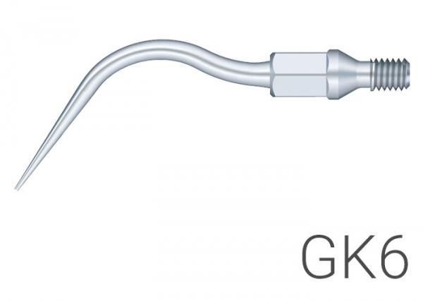 Насадка скалера GK6, для скейлінгу, вліво вигнута, різьба KAVO