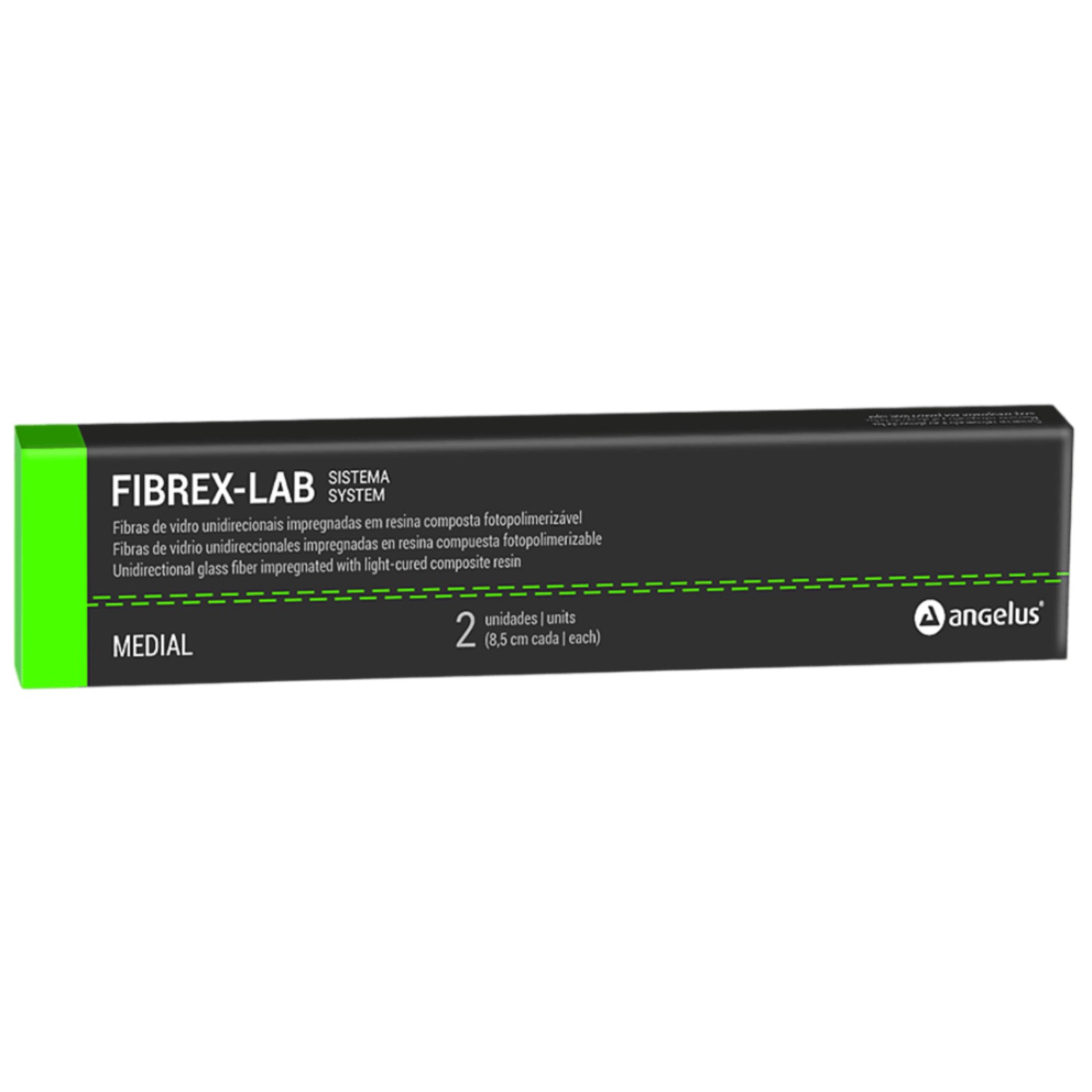 Балки скловолоконні Angelus Fibrex-Lab Medial, 2 шт х 8.5 см