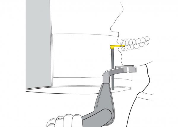 Пластина накусочна, пластикова, жовта, 10 шт. для апаратів  SIRONA ORTHOPHOS XG 3D / Ceph, ORTHOPHOS XG 3Dready / Ceph. BITE BLOCK 10 PCS (Sirona)