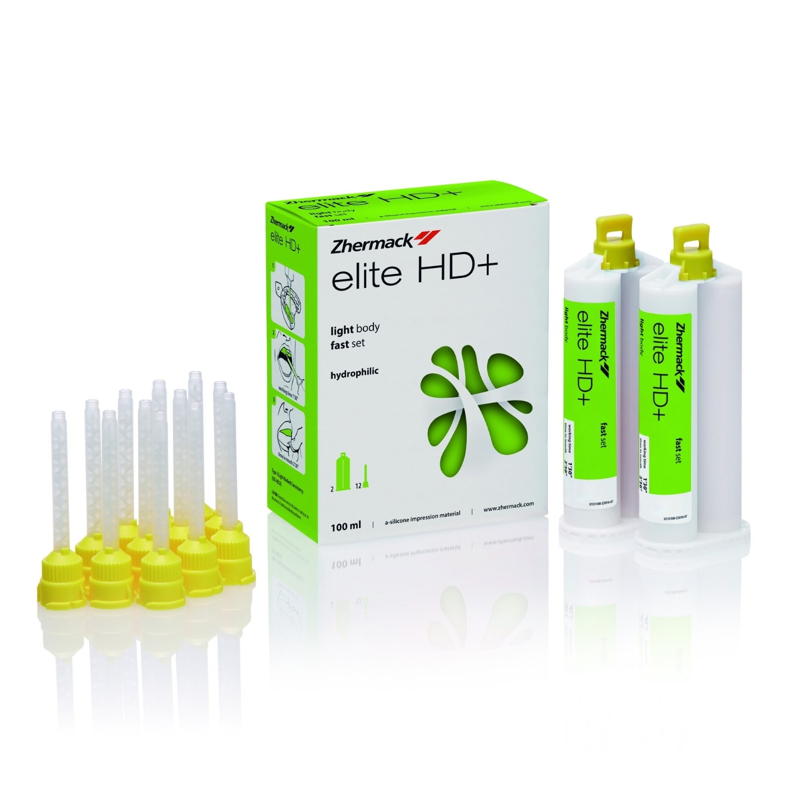 2 Набори Elite HD+, 500 мл база + 2х50 мл корегуюча +  у ПОДАРУНОК Elite HD+ Light fast