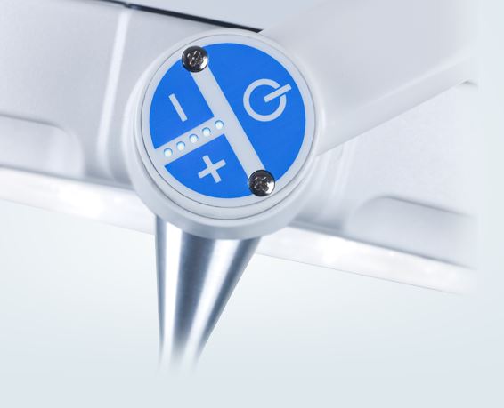 Світильник операційний/ (стоматологічний режим) Mach LED 130 Dental P, інтенсивність освітлення на відстані 0,7м.- 45 000 Lux (за запитом 65 000 Lux), фіксована колірна температура 4 500 К, можливість кріплення на стелю- для приміщень висотою до 3-х метрів