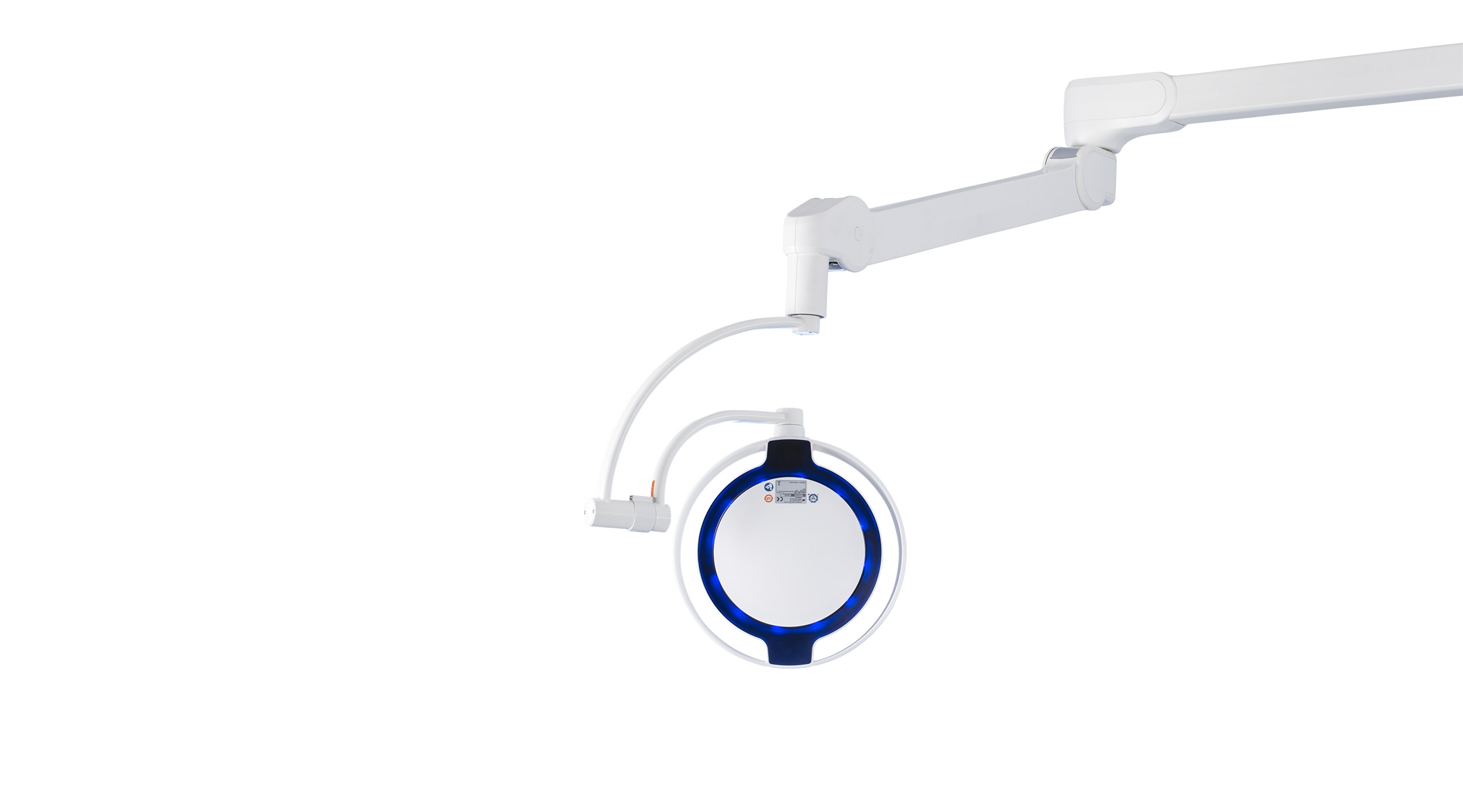 Світильник операційний/ стоматологічний Mach LED 130 Dental P, інтенсивність освітлення 65000/40000 Lux, фіксована колірна температура- 4500 К, можливість вибору  режиму антиполімеризації матеріалу,  кріплення настінне