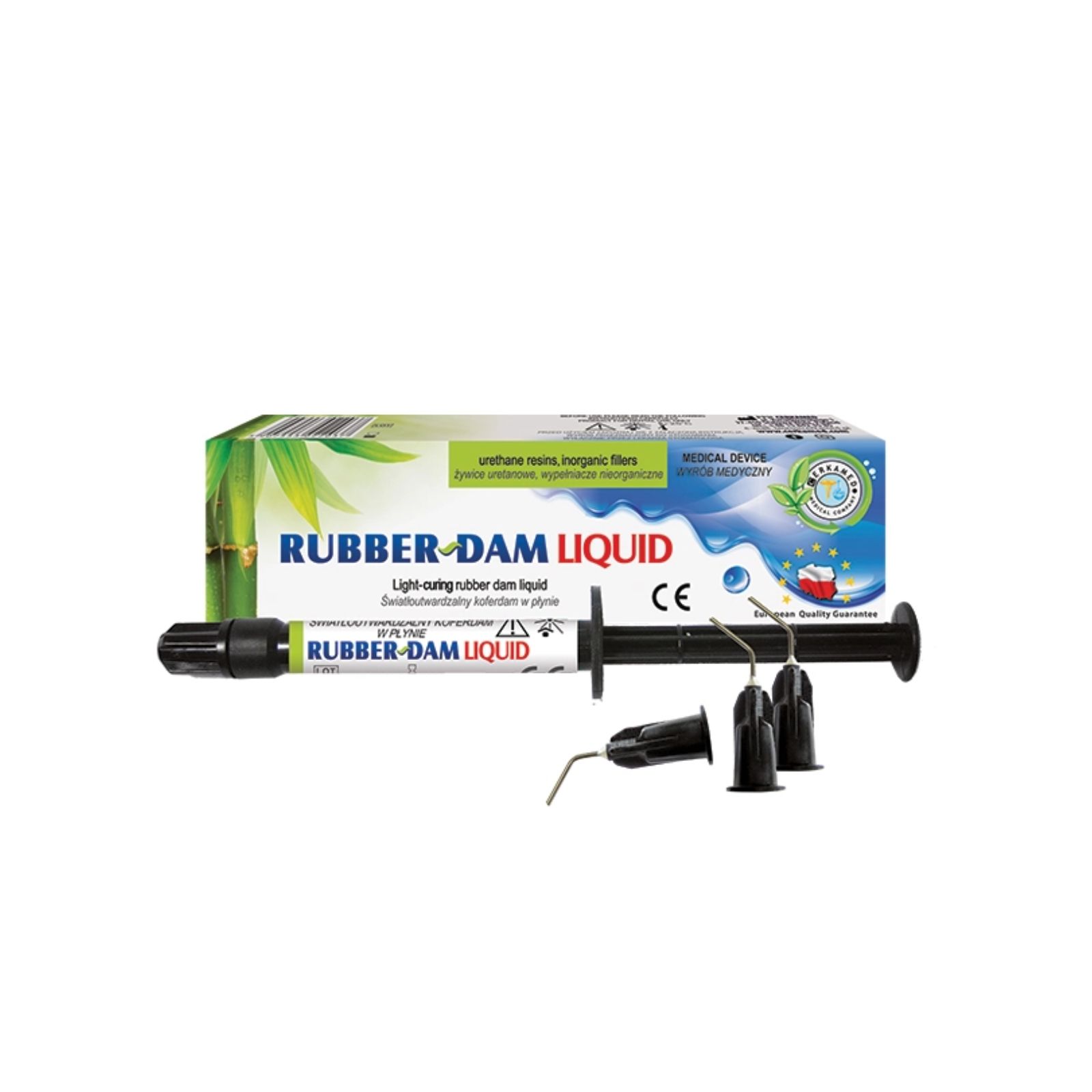 Rubber Dam liguid, світлотвердіюче захисне покриття для десни (рідкий кофердам), 1,2мл