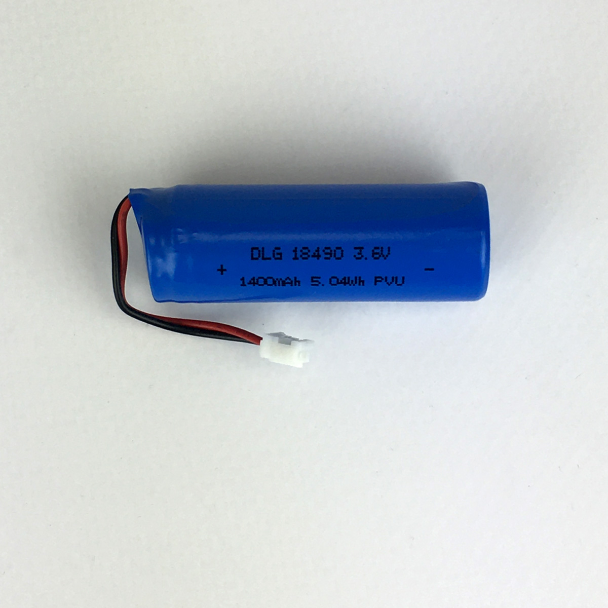 Акумулятор 18490 3.6V 1400mAh 5.04Wh, з роз'ємом підключення (для ламп Lux E, LED.D та інших)