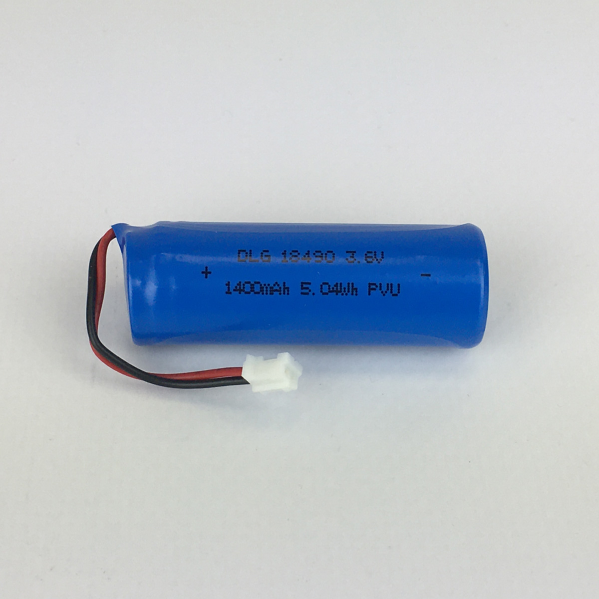 Акумулятор 18490 3.6V 1400mAh 5.04Wh, з роз'ємом підключення (для ламп Lux E, LED.D та інших)