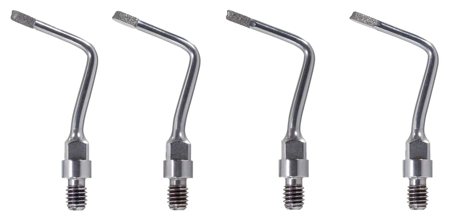 Насадки скалера SiroPrep, комплект, 4 шт., по 1 шт. M1, D1, M2, D2 (Dentsply Sirona)