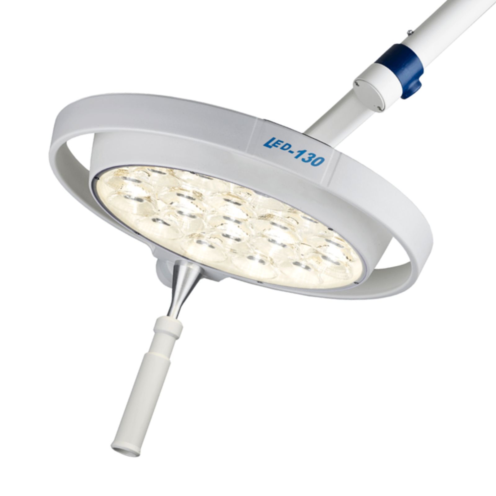 Світильник операційний Mach LED 130F, кріплення на стіну, SWING - wall arm, інтенсивність освітлення на відстані 1,0 м- 70 000 Lux, фіксована колірна температура 4 500 К, регульований фокус, світлова поле 13 - 19 см,
