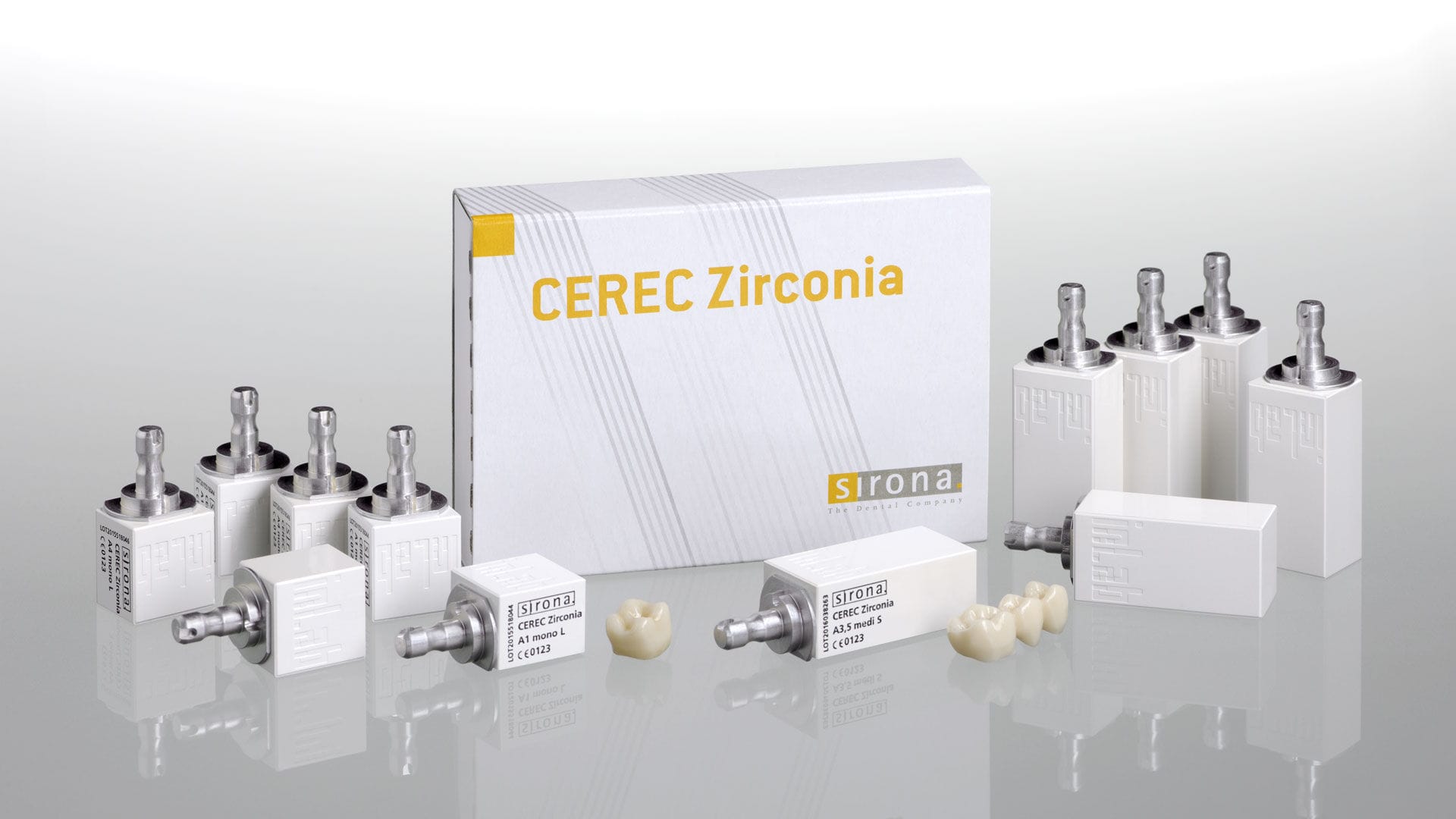 CEREC Zirconia medi S A1 (3 pcs.)