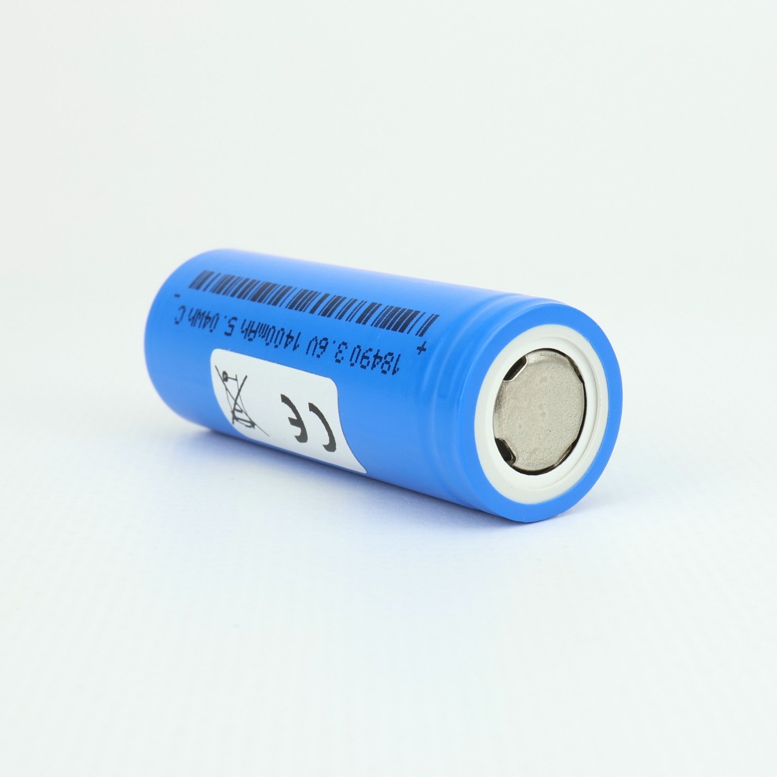 Акумулятор 18490 (18490A_тип_1), 3.6V 1400mAh 5.04Wh, без роз'єму підключення, для ламп LED.C, Lux I та інших