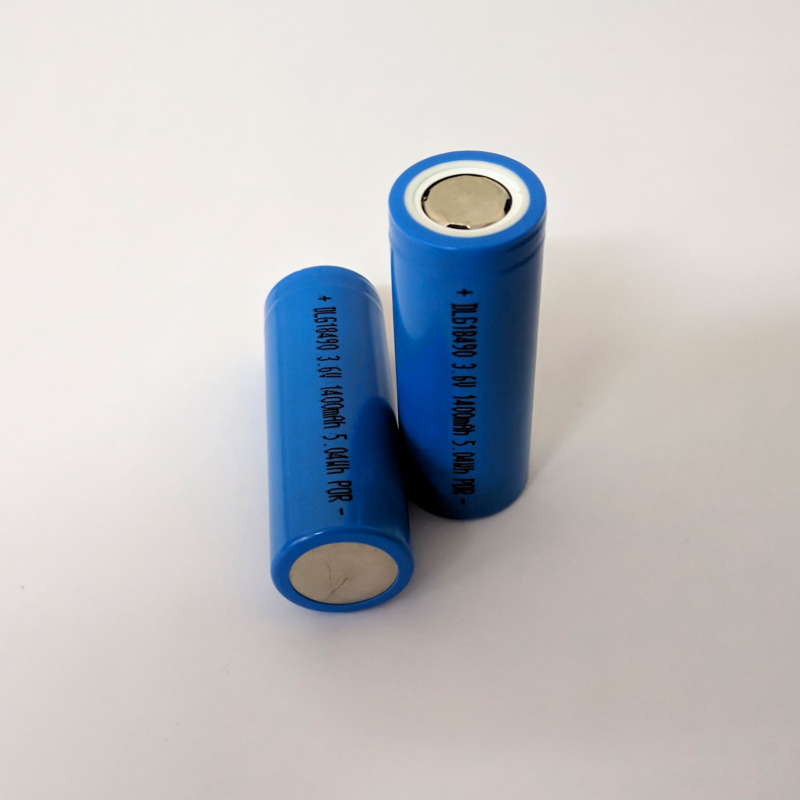 Акумулятор 18490 (18490A_тип_1), 3.6V 1400mAh 5.04Wh, без роз'єму підключення, для ламп LED.C, Lux I та інших
