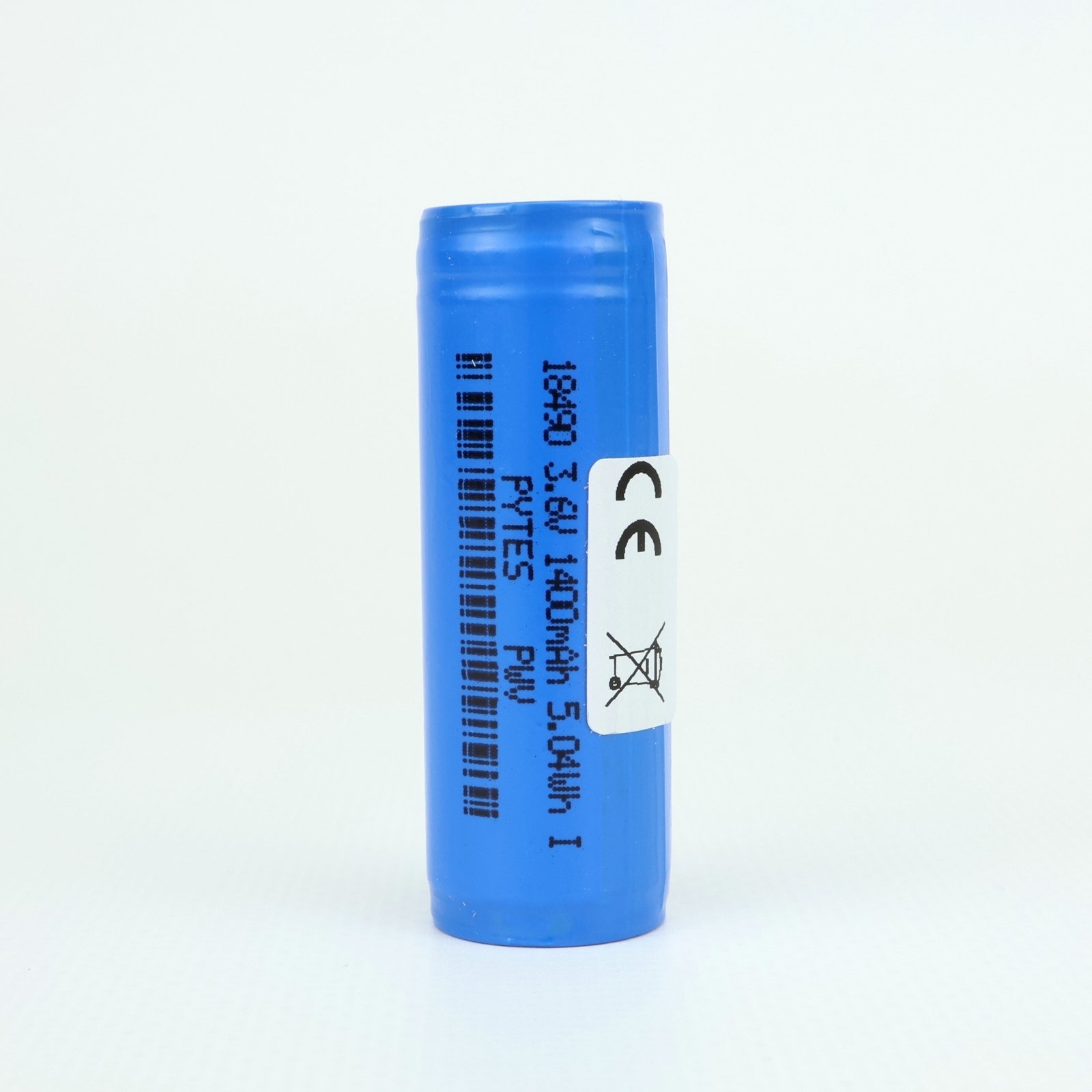 Акумулятор 18490 (18490A_тип_1), 3.6V 1400mAh 5.04Wh, без роз'єму підключення, для ламп LED.C, Lux I та інших