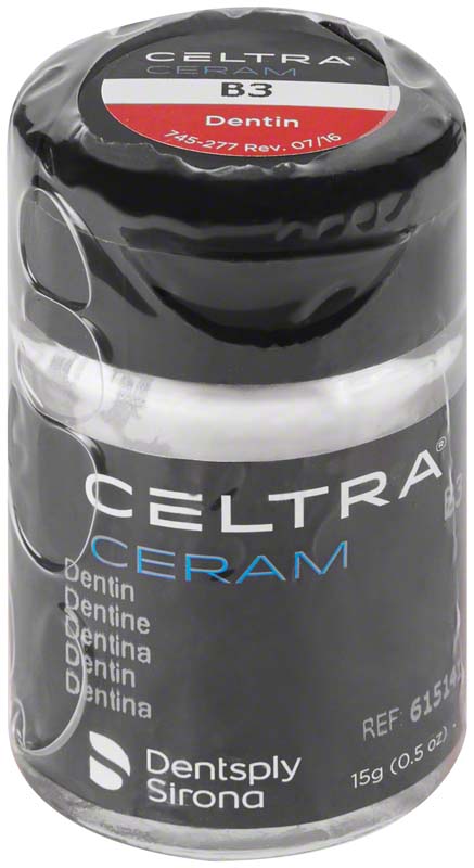 Celtra Ceram, керамічна маса, дентин - колір B3, 15 г