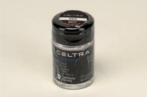 Celtra Ceram, керамічна маса, дентин ефект - колір DE8, білий 15 г