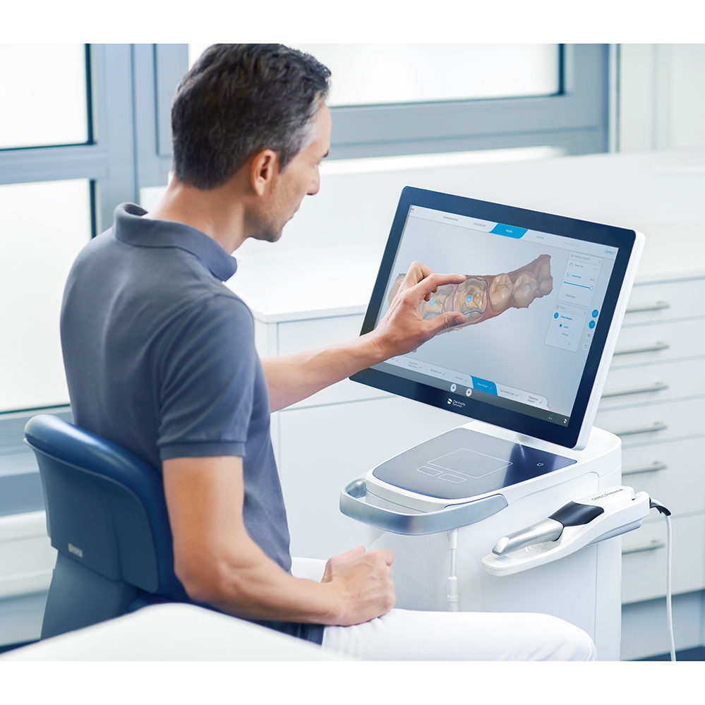 Сканер стоматологічний Primescan AC (Dentsply Sirona). Мобільний моноблок + батарея; інтраоральний, цифровий, оптичний сканер для отримання цифрових відбитків; з програмним забезпеченням Connect, можливість експорту даних в STL