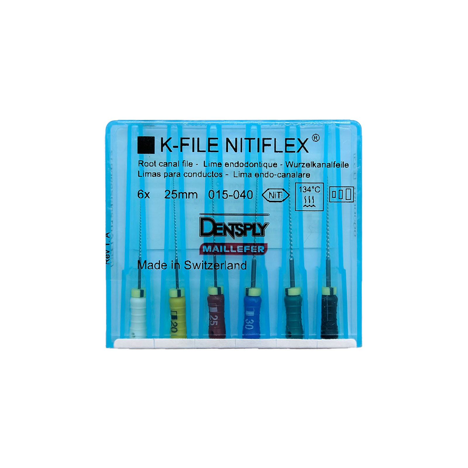 Ni Ti Flex-FILES MAILLEFER 35 (6шт), ручні дрильбори