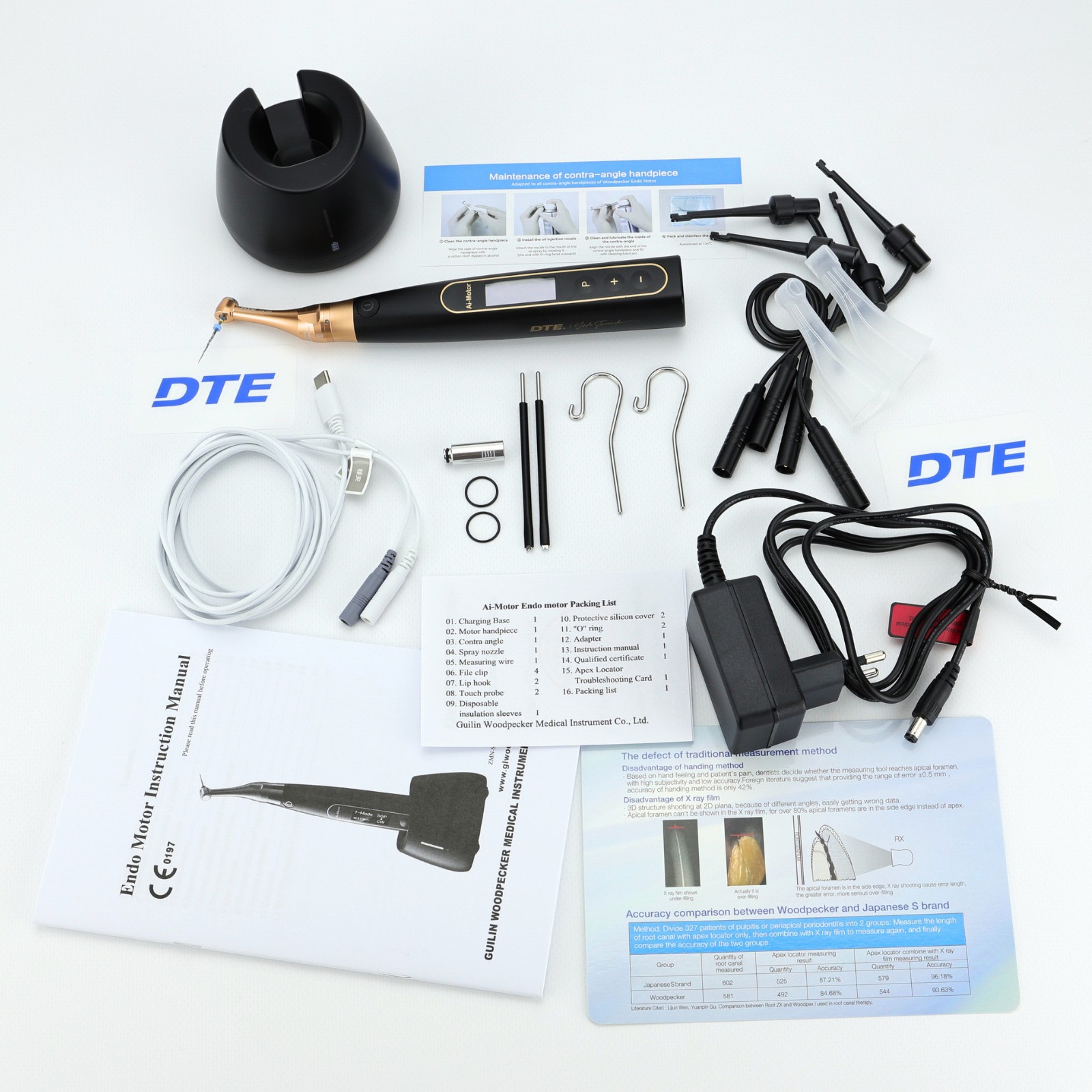 Ai-Motor  (Аі мотор), ендомотор безпровідний, з режимом T-mode, інтегрований апекслокатор. Redesigned for expert, Dr.Yoshi Terauchi